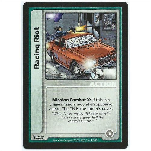 Spycraft CCG Operation Nightfall - 131/349 - Racing Riot