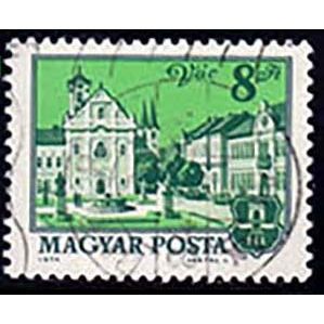Hungary 1974 Buildings 8ft Used Stamp