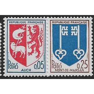 1966 Michel 1534/1535 - MNH (**)