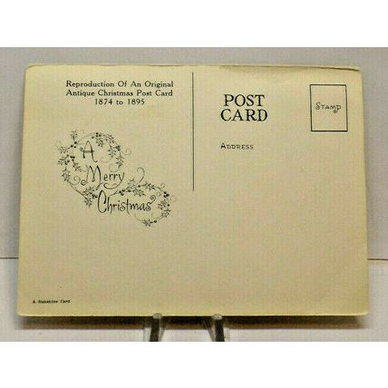 Christmas Greetings "A Sunshine Card" Ser. 327 Vinatge Postcard A6