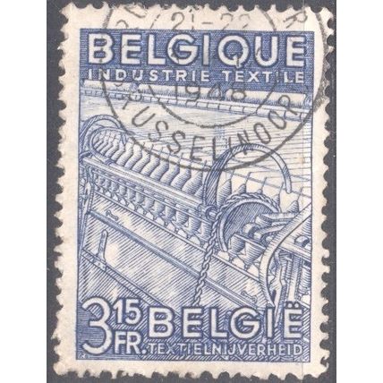 Belgium 1948 - SG1225 - 3fr.15 blue - Textile Machinery - used