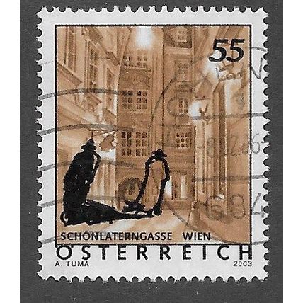 AUT 2005 55c on 4c ' TOURISM' FINE USED (EBID73-211)