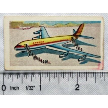 Lyons Maid Famous Aircraft card No. 30 Boeing 707