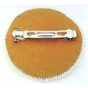 Floral Design Beaded Hair Clip Barrette 4