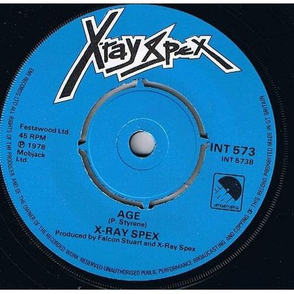X-Ray Spex - Germ Free Adolescents 7", Single Very Good Plus (VG+)