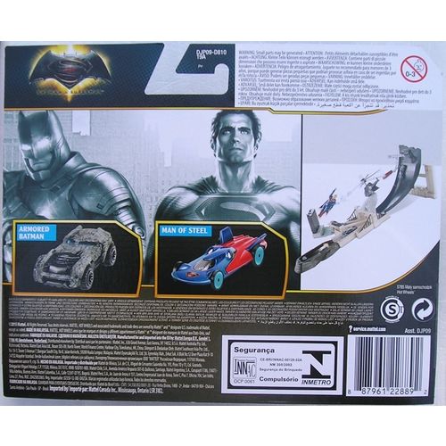 Batman vs Superman Hot Wheels Twin Pack Armored Batman + Man of Steel Diecast
