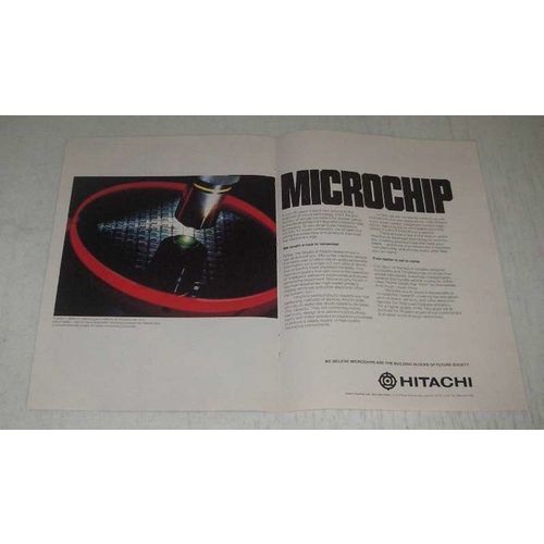 1984 Hitachi Microchips Ad