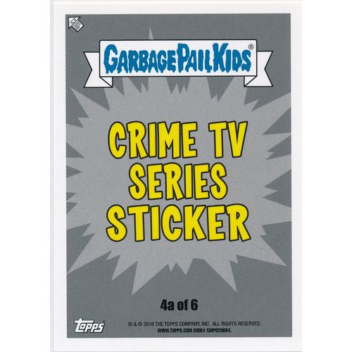 2016 GPK Prime Slime Trashy TV Crime TV Series #4a Bony Bonnie