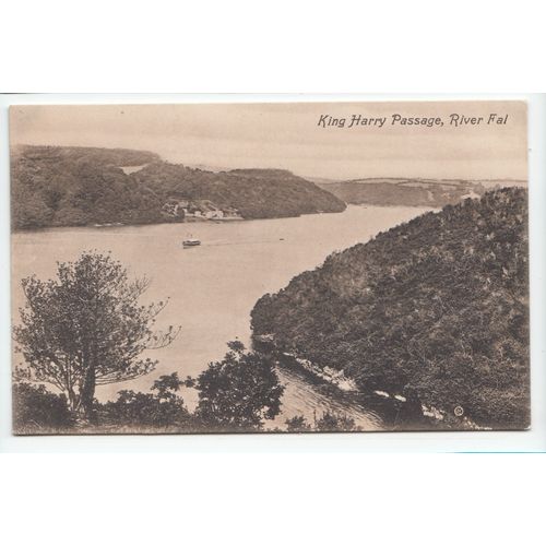 King Harry Passage River Fal Cornwall Postcard