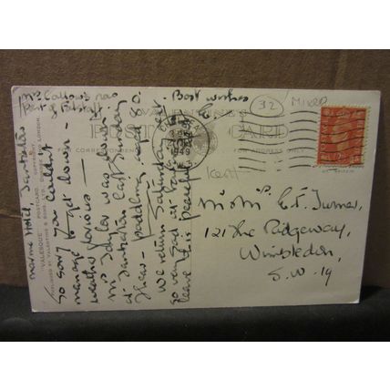 WESTGATE, CANTERBURY, KENT vintage used postcard by Valentine 1949 pm =