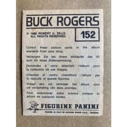 Buck Rogers Sticker # 152 (A) unused 1980 Panini