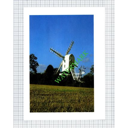 Saxtead Mill Suffolk - 1980s Cutting / Print