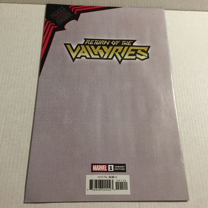 2021 Marvel Return of the Valkyries Variant Cover Comic Book #1