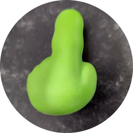 Bright Green Finger Bottle stopper Put your finger in it bottle stopper M4