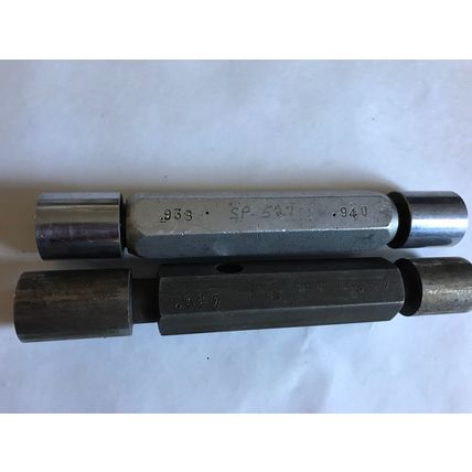 LOT THE PIPE MACHINERY GO NO GO PLUG GAGE .938,.940,.915,.917,SA