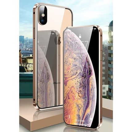 iPhone 12 Pro/iPhone 12 Magnetic Adsorption Cover 360° Full Body Blue