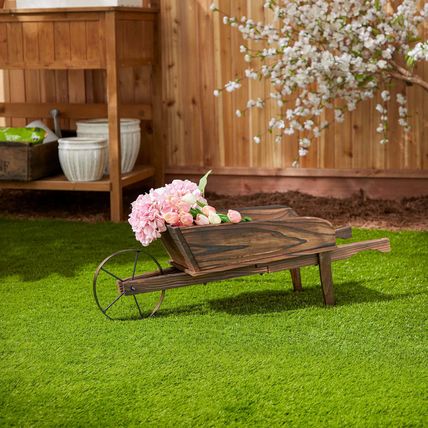 COUNTRY FLOWER CART PLANTER