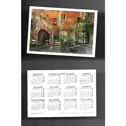 Calendarietto Pubblicitario 2004 - Roma 05