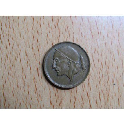 Belgium 1968 50 Centime Belgique (French Text) Coin