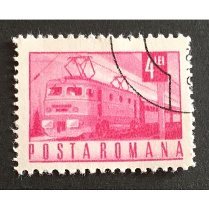 Romania 1971 4L Electric Train - CTO Stamp