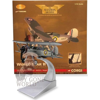 SEA GLADIATOR RAF HAL FAR FIGHTER FLIGHT "HOPE" MALTA 1940 - CORGI AA36203 1/72