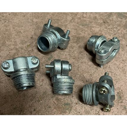 (Pack-5) Lewden PD427 20mm Clamp Cable Gland Galv SY