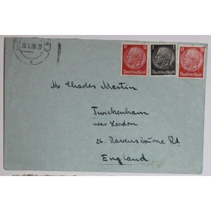 Germany 1939 & 1948 Covers - both sent to London