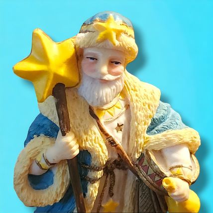 The International Santa Claus Collection Star Man Poland Christmas Figurine 1992
