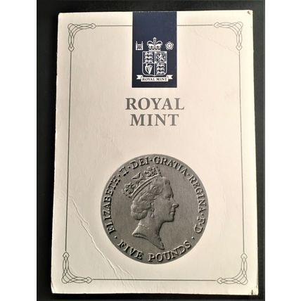 Great Britain/UK 1990 - Queen Mother's 90th Birthday £5 Commemorative Crown (BU)