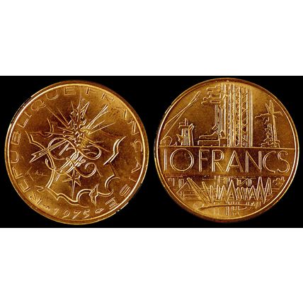 France - 5th Republic 1959 to 2001 Pre-Euro- 10 Francs Mathieu - Select the Date