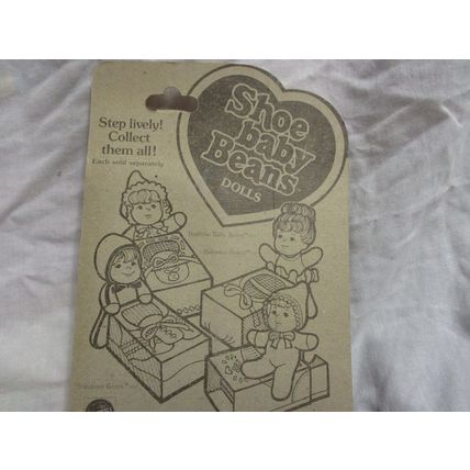 Vintage 1978 Hallmark Shoe Baby Beans Pretty Party Beans Doll