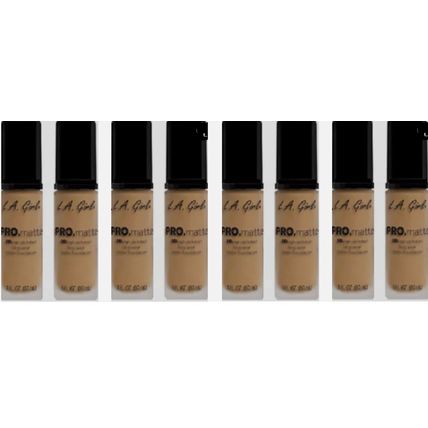 L.A Girl Pro Matte HD Foundation GLM718 Sandy Beige 8 PACK