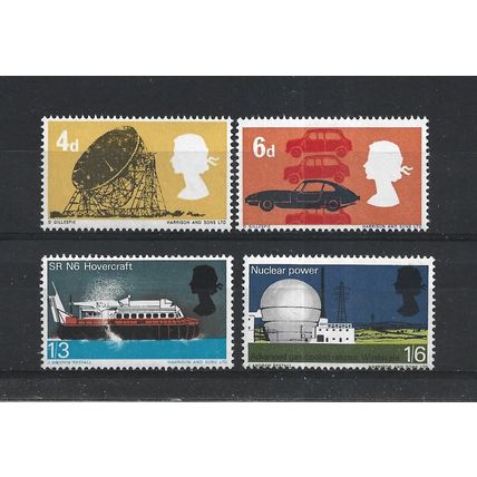 GB.British Technology set of 4.Mounted Mint.Jul25b