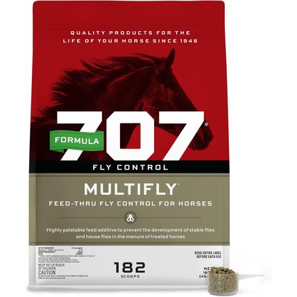Formula 707 Multifly Feed-Thru Fly Control Pellets for Horses - Palatable & Safe