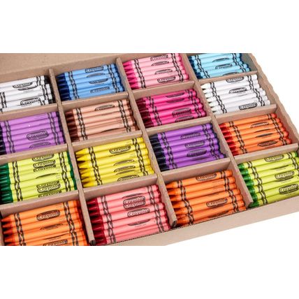 Crayola Bulk Crayon Classpack - 800Ct (16 Colors), Back to School Supplies, Kids