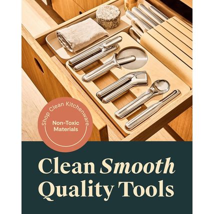 Caraway Kitchen Gadget Set - 5 Piece Kitchen Essentials - Stainless Steel - Incl