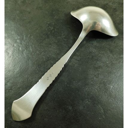 Vintage Danish Silver Plated Serving Ladle Louise Pattern Arts & Crafts By Prip