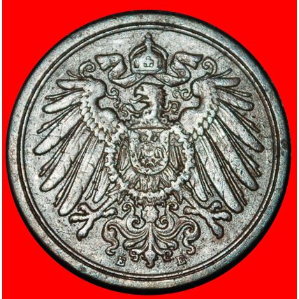 Ⰶ EAGLE (1890-1916): GERMANY ★ 1 PFENNIG 1914E SAXONY! ★LOW START★NO RESERVE