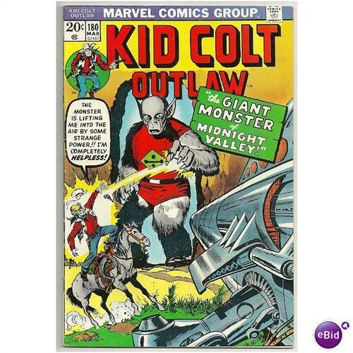 KID COLT OUTLAW # 180 Cool Monster cover