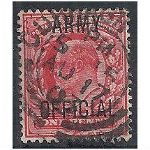 1902 O49 1d Scarlet Army Official Fine Used ...