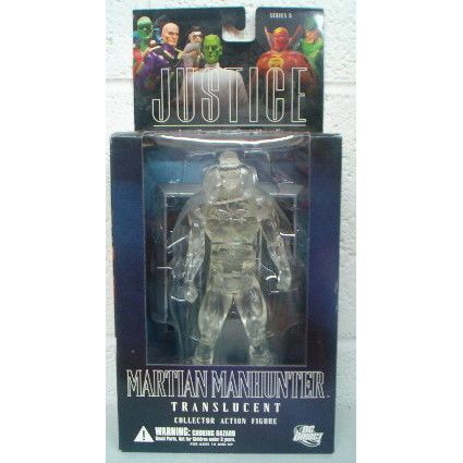 DC DIRECT ' JUSTICE LEAGUE ' MARTIAN MANHUNTER translucent