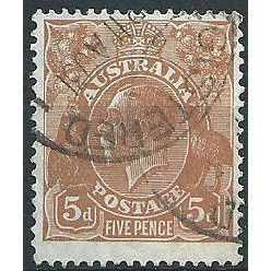 Australia 1930 SG103a 5d Orange-Brown Fine Used. ..