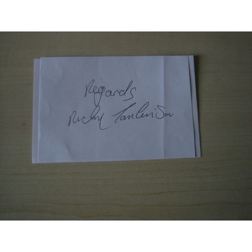 Ricky Tomlinson (Comedian) hand signed RARE *FREE POST*