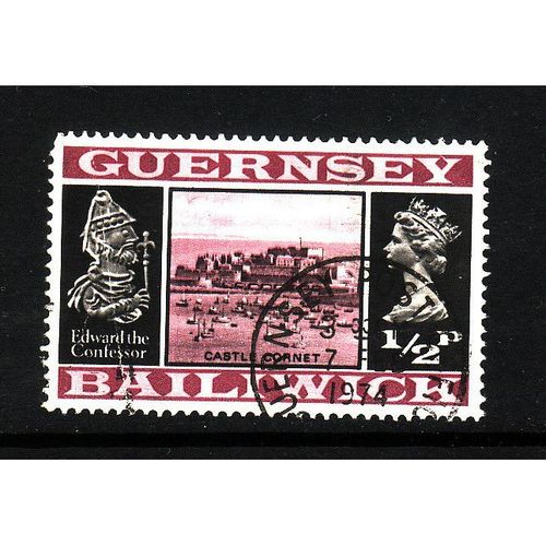 GUERNSEY 1971 SG 44 1/2p CASTLE CORNET FINE USED