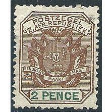 Transvaal 1897 SG218 2d Brown & Green Mounted Mint ... .