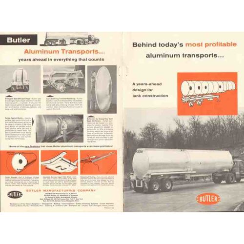butler mfg company 1957 profitable aluminum transport truck vintage ad