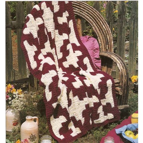 Crochet Afghan Pattern Drunkard's Path