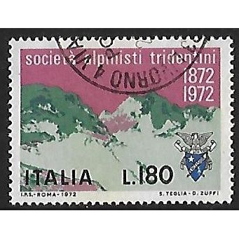 Mi 1372: 90 L. multicoloured Centenary of the Trientine Mountaineering Club.