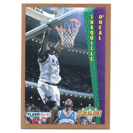 FLEER SLAM DUNK SHAQUILLE ONEAL ROOKIE