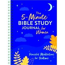 5-Minute Bible Study-The 5-Minute Bible Study Journal For Women: Peaceful Medita